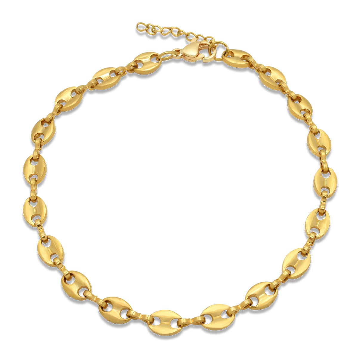 Theta Gold Bracelet 5MM Βραχιόλι από ανοξείδωτο ατσάλι 316L